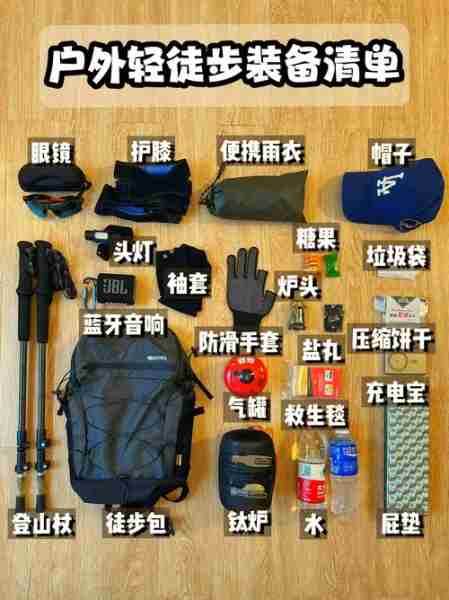 户外旅游装备推荐（户外旅行用品）