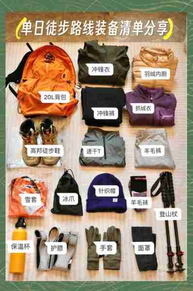 户外旅游装备推荐（户外旅行用品）